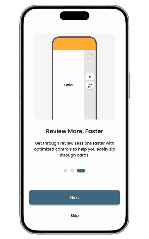 Third Slide of the Onboarding Walkthrough