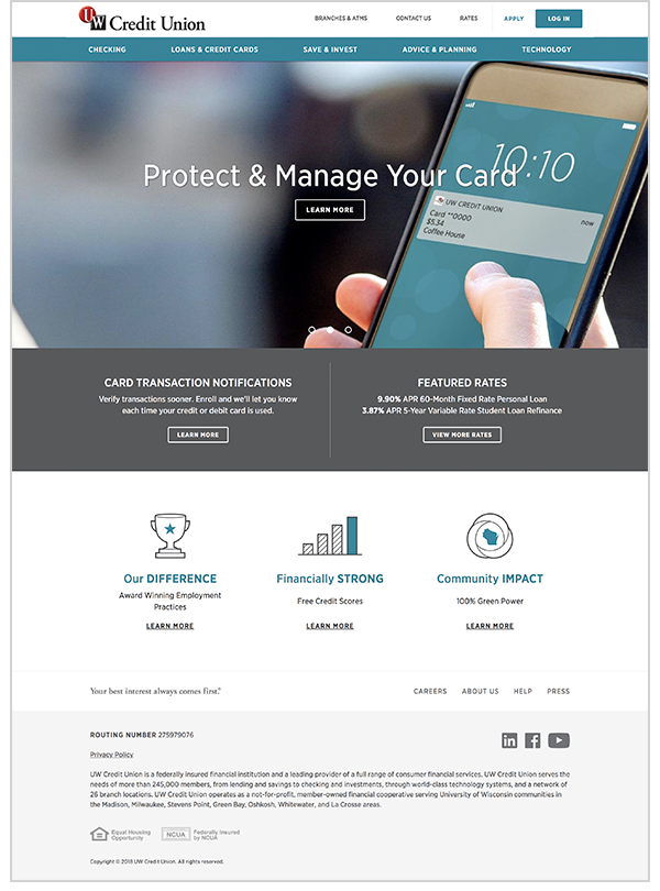 Responsive Site Home Page Design
